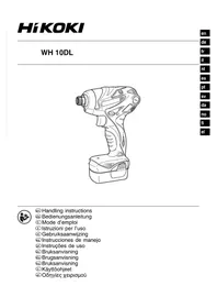 Notice HiKOKI WH10DL Perforar