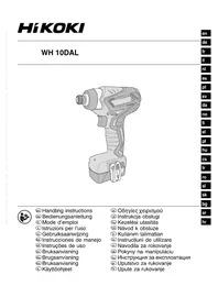 Notice HiKOKI WH10DAL Bormașină