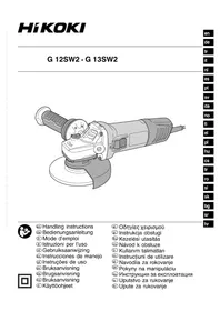 Notice HiKOKI G12SW2 Tocător