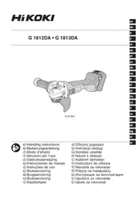 Notice HiKOKI G1813DA Tocător
