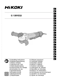 Notice HiKOKI G13BYEQ2 Tocător