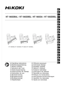 Notice HiKOKI NT1865DBAL Grapadora