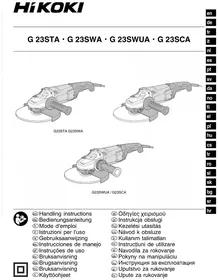 Notice HiKOKI G23STA Tocător