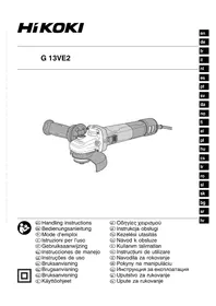 Notice HiKOKI G13VE2 Tocător