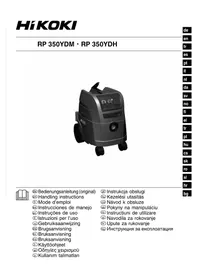 Notice HiKOKI RP350YDM Aspirateur de table