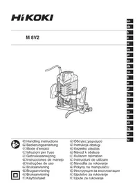 Notice HiKOKI M8V2 Enrutador