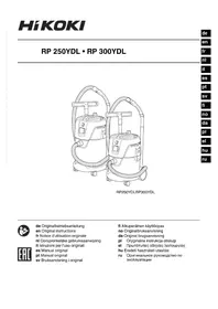 Notice HiKOKI RP250YDL Recolector de polvo