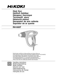 Notice HiKOKI RH600T Pistola térmica
