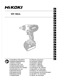 Notice HiKOKI WR18DJL Schrauber