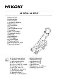 Notice HiKOKI ML34SR Lawn mower
