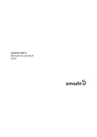 Notice AMAZFIT BIP 5 Smartwatch