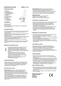 Notice SECURITY plus AL07 Serrure