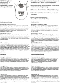 Notice SECURITY plus RB76-2 Serrure