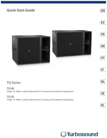 Notice Turbosound TQ15B Haut-parleur