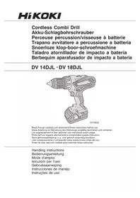 Notice HiKOKI DV14DJL Perforar