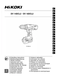 Notice HiKOKI DV14DCL2 Bormașină
