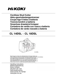 Notice HiKOKI CL14DSL Paire de ciseaux