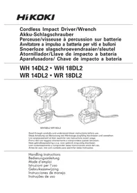 Notice HiKOKI WH14DL2 Schrauber