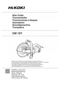 Notice HiKOKI CM12Y Trancheuse