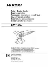 Notice HiKOKI SAY-150A Lijadora
