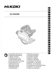 Notice HiKOKI CD3605DB Fierăstrău