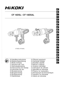 Notice HiKOKI CF18DSL Neclasificat