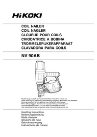 Notice HiKOKI NV90AB Grapadora