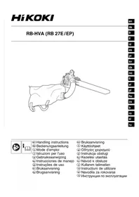 Notice HiKOKI RB-HVA Non catégorisé