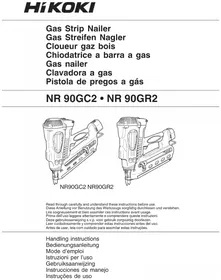Notice HiKOKI NR90GC2 Grapadora
