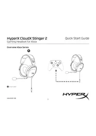 Notice HYPERX CLOUDX STINGER 2 Casque