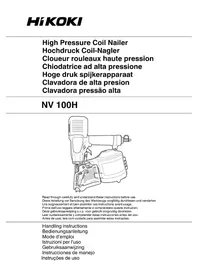 Notice HiKOKI NV100H Grapadora