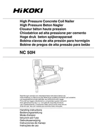 Notice HiKOKI NC50H Grapadora