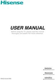 Notice HISENSE 65A6KV TV