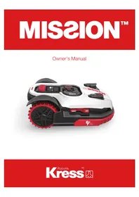 Notice KRESS MISSION 2000 KR123E Robot mower