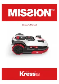 Notice KRESS MISSION 1000 KR121E Robot mower