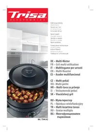 Notice TRISA ROAST & GRILL 7544.42 Déshydrateur alimentaire