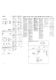 Notice SONY XS-W104GS Haut-parleur de voiture