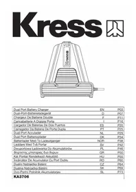 Notice KRESS KA3706 Chargeur de piles