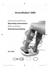 Notice VitalMaxx VENENWALKER EMS AST-300S Appareil de massage