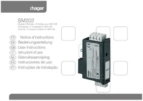 Notice HAGER SM202 Multimètre