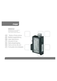 Notice HAGER SM200 Multimètre