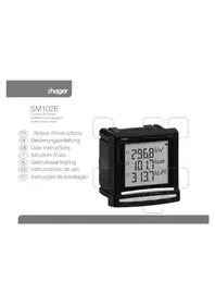 Notice HAGER SM102E Multimètre