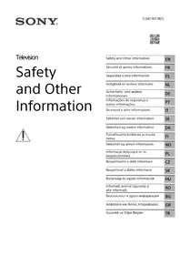 Notice SONY KD-65X80L Телевизор