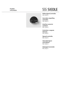 Notice Siedle NSC 602-0 Interphone