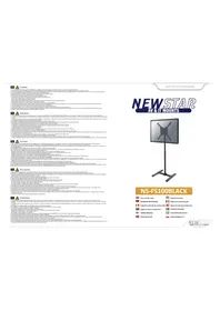 Notice Newstar NS-FS100BLACK Support mural
