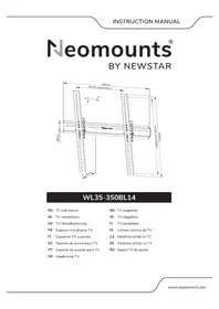 Notice Newstar WL35-350BL14 Support écran plat