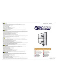 Notice Newstar FPMA-D960DVBLACKPLUS Support écran plat