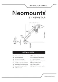 Notice Newstar DS70-450BL1 Support écran plat