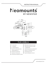 Notice Newstar FL40-430BL11 Support mural