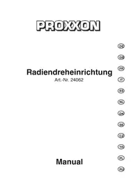 Notice PROXXON MICROMOT 24062 Non catégorisé